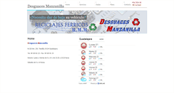 Desktop Screenshot of desguacesmanzanilla.com
